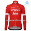 Conjunto Maillot + Culotte largo con tirantes Invierno Termico 2018 Trek-Segafredo N001